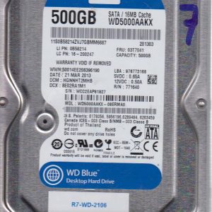 Western Digital WD5000AAKX-08ERMA0 500 GB