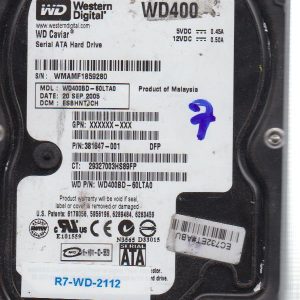 Western Digital WD400BD-60LTA0 40 GB