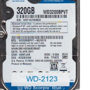 Western Digital WD3200BPVT-80ZEST0 320GB