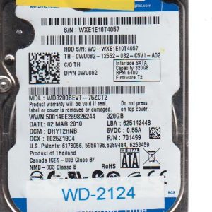 Western Digital WD3200BEVT-75ZCT2 320GB