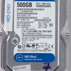 Western Digital WD5000AAKX-60U6AA0 500 GB