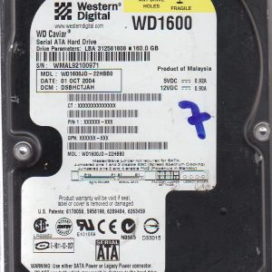 Western Digital WD1600JD-22HBB0 160GB